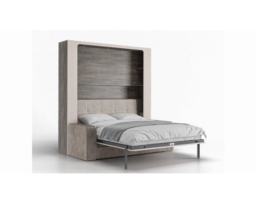 Шкаф-кровать Wall Bed Space Solutions Ice с диваном, цвет Венге Мали