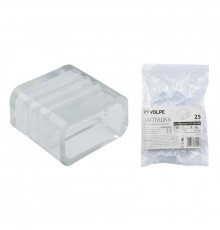 Заглушка для светодиодной ленты 3528-2835 (10973) Volpe UCW-Q220 K10 Clear 025 Polybag (UCW-Q220 K10 CLEAR 025 POLYBAG)