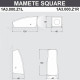 Фасадный светильник Fumagalli MAMETE SQUARE  1A3.000.000.LXZ1L