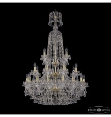 Люстра подвесная Bohemia Ivele Crystal 1409/16+8+4/300/XL-130/3d G