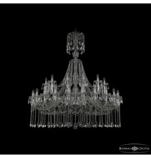 Люстра подвесная Bohemia Ivele Crystal 1413/24+12/530/XL-160 Ni