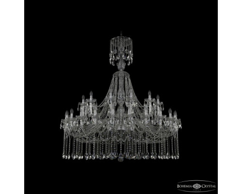 Люстра подвесная Bohemia Ivele Crystal 1413/24+12/530/XL-160 Ni