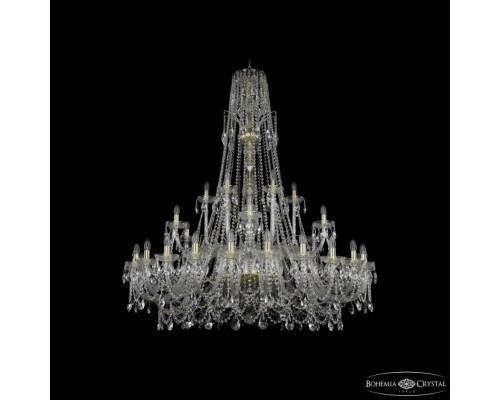 Люстра подвесная Bohemia Ivele Crystal 1411/24+6+6/530/XL-165 G