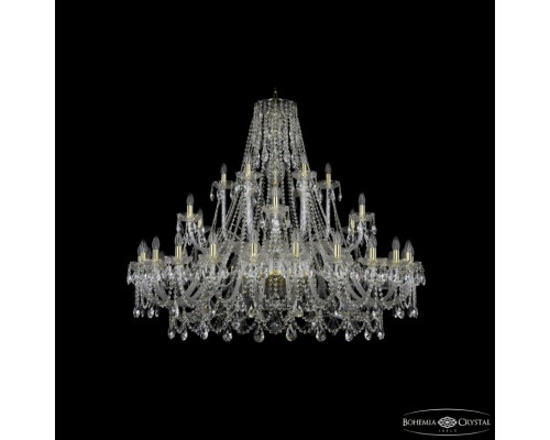 Люстра подвесная Bohemia Ivele Crystal 1411/24+6+6/530 G