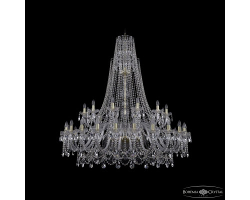 Люстра подвесная Bohemia Ivele Crystal 1411/24+12/530/XL-152 G