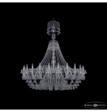 Люстра подвесная Bohemia Ivele Crystal 1409/24/530/XL-160 Ni