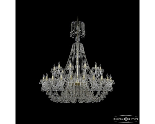 Люстра подвесная Bohemia Ivele Crystal 1409/24+12/530/XL-170 G