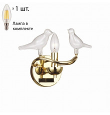 Бра с лампочкой Favourite Pajaritos 1750-1W+Lamps E14 Свеча