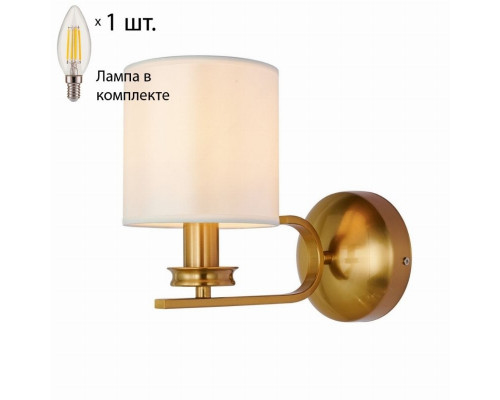 Бра с лампочкой Favourite Venustus 2679-1W+Lamps E14 Свеча