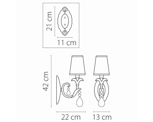 Бра Lightstar Cappa 691612