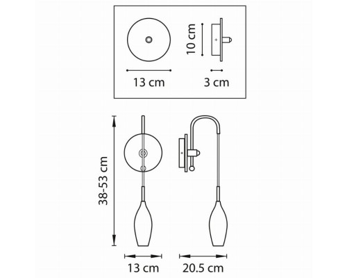 Бра Lightstar Pentola 803527