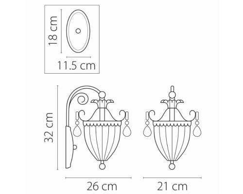 Бра Lightstar Schon 790614