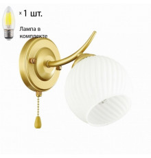 Бра с лампочкой Lumion Giselle 4545/1W+Lamps Е27 Свеча