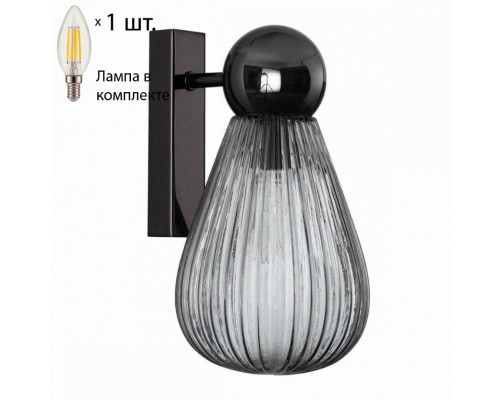 Бра Odeon Elica с лампочкой 5417/1W+Lamps E14 Свеча