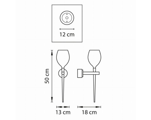 Бра Lightstar Meta Duovo 807610