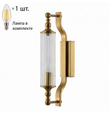 Бра Tomas Crystal Lux с лампочкой TOMAS AP1 BRASS+Lamps E14 Свеча