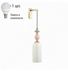 Бра с лампочкой Odeon Light Candy 4861/1WA+Lamps E14 P45