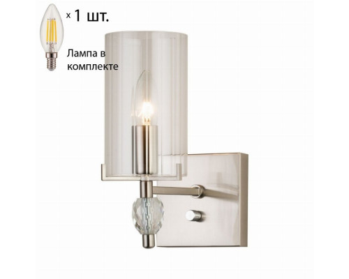 Бра с лампочкой Favourite Stine 2704-1W+Lamps E14 Свеча