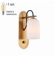 Бра с лампочкой Favourite Grover 2668-1W+Lamps E14 Свеча