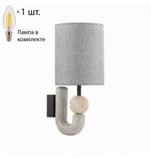 Бра Odeon Bagel с лампочкой 5410/1WA+Lamps E14 Свеча