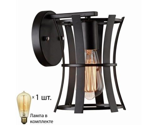 Бра с ретро лампой Favourite Werk 1521-1W+Retro Lamps