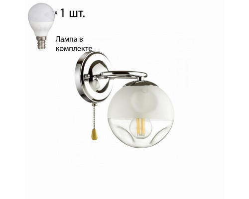 Бра с лампочкой Lumion Belinda 5209/1W+Lamps E14 P45