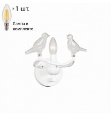 Бра с лампочкой Favourite Pajaritos 1751-1W+Lamps E14 Свеча