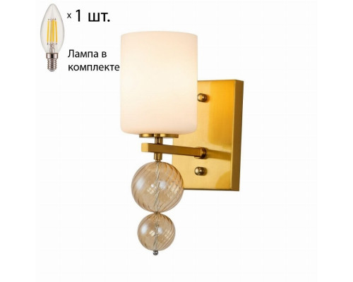 Бра с лампочкой Favourite Ether 2998-1W+Lamps E14 Свеча