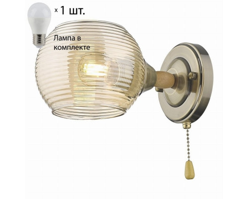 Бра с лампочкой Velante 214-501-01+Lamps E27 P45