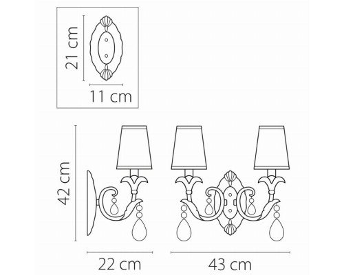 Бра Lightstar Cappa 691622