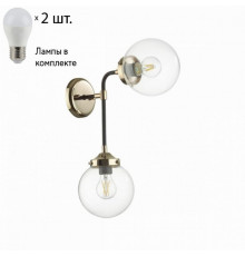 Бра Priama Odeon Light с лампочками 4971/2W+Lamps E27 P45