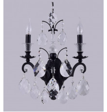 Бра Crystal Lux Magnifico AP2 Black/Transparent