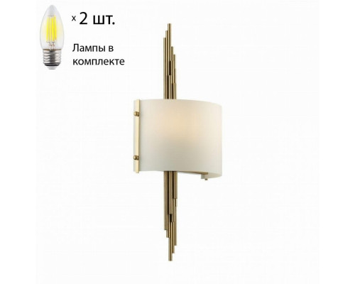 Бра Odeon Margaret  с лампочками 5415/2WA+Lamps E27 Свеча