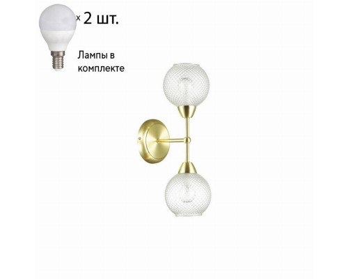 Бра с лампочками Lumion Everly 3752/2W+Lamps E14 P45