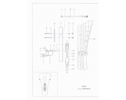 Настенный светильник Lightstar Zucche 820629