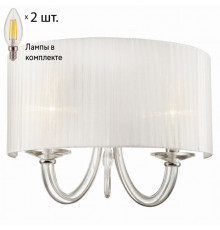 Настенный светильник с лампочками Favourite Snow 1698-2W+Lamps E14 Свеча