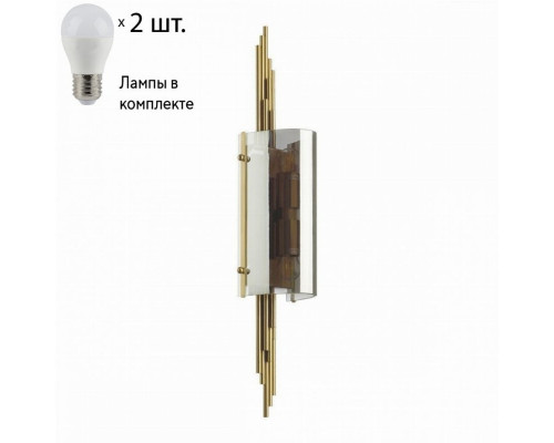 Бра Odeon Margaret с лампочками 4895/2W+Lamps E27 P45