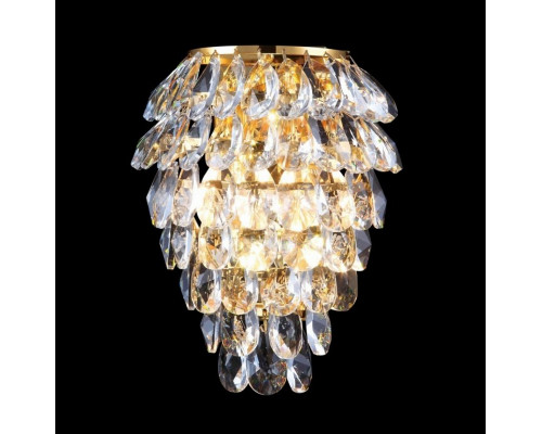 Бра Crystal Lux CHARME AP3 GOLD/TRANSPARENT