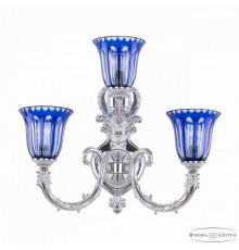 Бра Bohemia Ivele Crystal 7109B16/2+1/210 NW P2 U Clear-Blue/H-1H