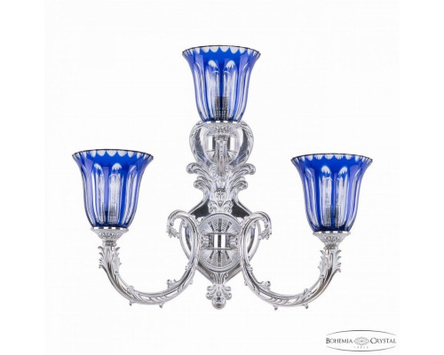 Бра Bohemia Ivele Crystal 7109B16/2+1/210 NW P2 U Clear-Blue/H-1H