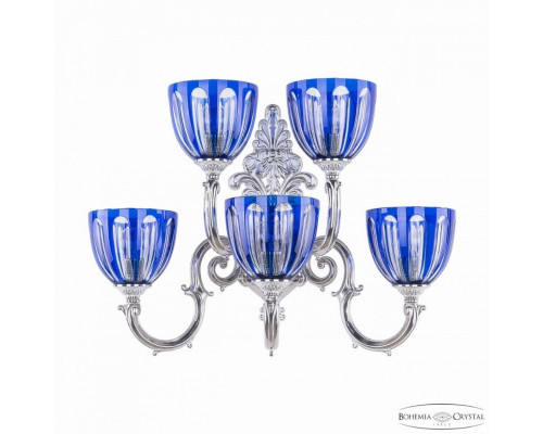 Бра Bohemia Ivele Crystal 7203B15/3+2/210 NW P1 U Clear-Blue/H-1H