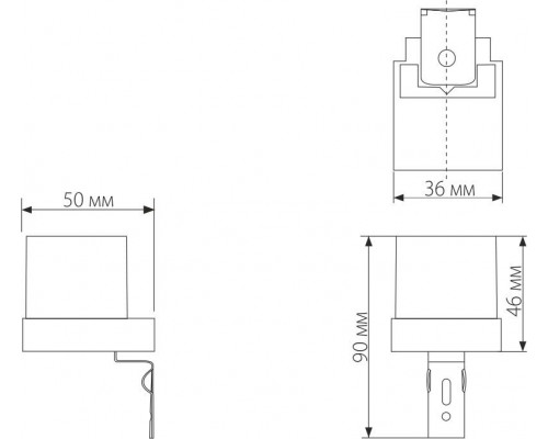 Датчик освещенности 1200W IP44 Elektrostandard SNS-L-06 белый (a026126)