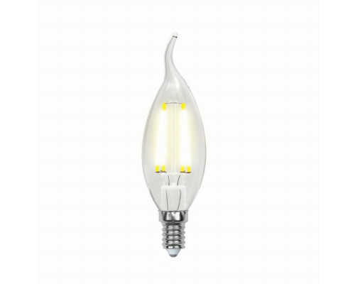 Диммируемая светодиодная лампа E27 5W 3000K (белый) Air Uniel LED-CW35-5W-NW-E14-CL-DIM GLA01TR (UL-00002865)