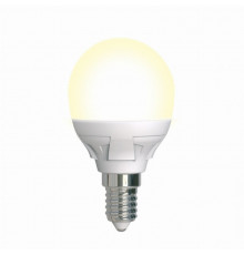 Диммируемая светодиодная лампа E14 7W 3000K (теплый) Uniel LED-G45 7W-3000K-E14-FR-DIM PLP01WH (UL-00004302)