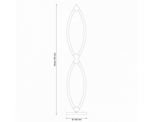 Торшер Lucia Tucci Modena F172.2 LED