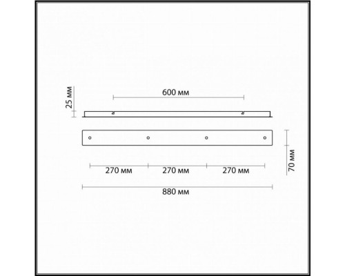 Основание 4x для подвесов Molto Lumion MOLTOi LN21 248 хром 4505/4