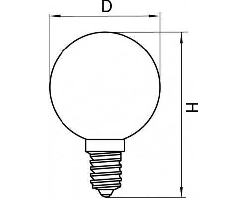 Филаментная лампа E27 6W 4000K (белый) G50 LED Lightstar 933824