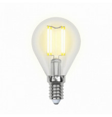 Филаментная лампа E14 6W 4000K (белый) Sky Uniel LED-G45-6W-NW-E14-CL PLS02WH (UL-00001371)