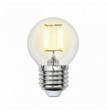 Филаментная лампа E27 5W 3000К (теплый) Multibright Uniel LED-G45-5W-WW-E27-CL-MB GLM10TR (UL-00002370)