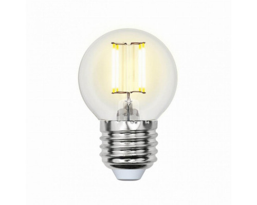 Филаментная лампа E27 5W 3000К (теплый) Multibright Uniel LED-G45-5W-WW-E27-CL-MB GLM10TR (UL-00002370)